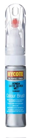 Hycote Brush and Scratch Repair Nib Touch Up Paint, Honda Satin Silver (Metallic), 12.5 ml