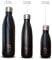 Chilly's Thermos 100% Étanche & Anti Fuite, Bouteille Isotherme réutilisable sans BPA, Noir Mat, 260ml