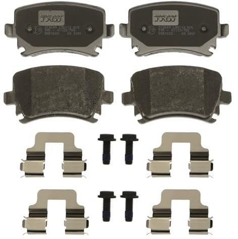 TRW GDB1622 Bremsbelagsatz 4-Teilig für Volkswagen Rabbit V (1K1) 2003-2010 Hinterachse und Andere Fahrzeuge