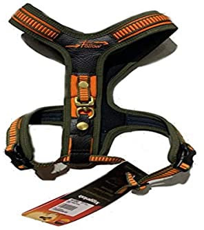 Niggeloh Hundeführgeschirr Follow, Orange-Oliv, XS, 051100006