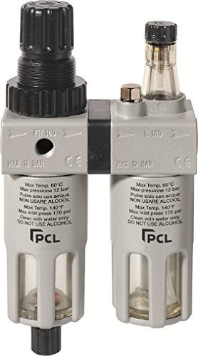 PCL ATCFRL6 1/4-Inch Air Treatment Filter/Regulator Plus Lubricator