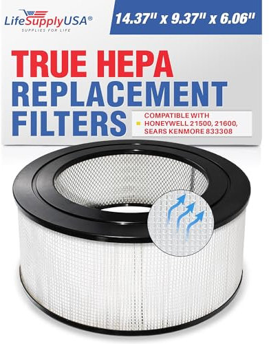 Honeywell 21600 Air Purifier Replacement HEPA Filter 51500 61500 18150 11520 17200 11500 11525 11526 17201 17210 83330