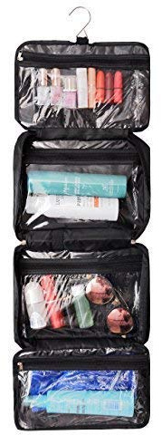 Shonpy All-Purpose Household Travel Organizer Accessory Toiletry Cosmetics Makeup Hanging Shaving kit Bag-Black