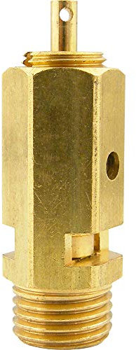 Fittingstore - Sicherheitsventil einstellbar 1–16 bar - nicht bauteilgeprüft G 1/4 G 3/8 G 1/2 Überdruckventil Entlüftungsventil Druckluft Kessel Kompressor (G 1/4, Einstellbereich: 10-13 bar)
