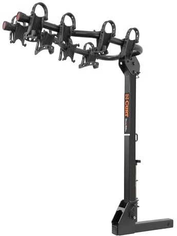 CURT 18064 Premium Trailer Hitch Bike Rack Mount, Fits 2-Inch Receiver, 4 Bicycles