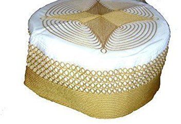 Desert Dress Orientalische Mütze Volkskundlich Fez, Authentisch Türkisch FES, Handgemachte Kappe, Exotisch Ottoman Hut - Gold Stickerei, Nicht angegeben