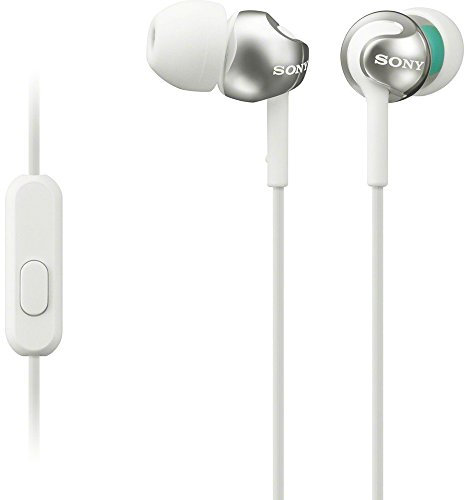 Sony MDREX110AP/W In-Ear Binaural Wired White Mobile Headset Mobile Headset (Binaural, In-Ear, White, Universal, Wired, 1.2 m)