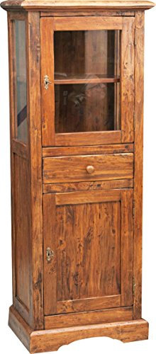 Biscottini Vetrina Soggiorno in Legno 150x43x55 cm - Mobile Bar per casa Porta liquori - Mobile Cucina e Mobile Soggiorno