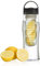 Vinsani ® Fruit Fuzer Water Bottle Fruit Infusion Infuser Aqua Hydration - Black