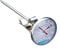 KitchenCraft Termometro da latte, gadget da cucina in acciaio inox, argento