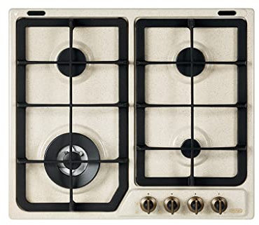 De'Longhi AVF 46 PRO Piano Cottura da Incasso 60 cm, Comandi Frontali, Avena