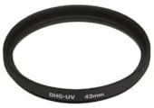Dörr DHG UV Filter 43 mm mit extrem Flacher Filterfassung/beidseitige 10-fache Mehrschichtvergütung