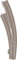 Trix 62771 - Bogenweiche links, schlank, Trix H0