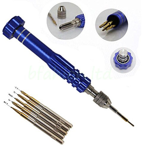 MOUTIK 5 in 1 Mobile Repair Tool Magnetic Screwdriver Kit for iphone 7 6S 5S 4S for Macbook Laptop