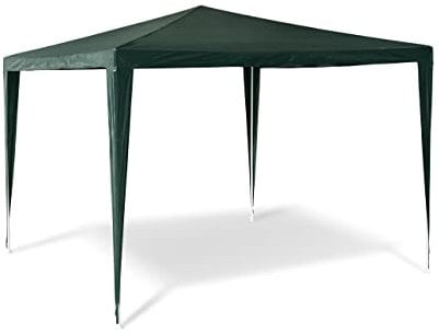 relaxdays Carpa pabellón para Fiestas y Festivales, Tubos de Acero y de 110 g PE, 2,5 x 3 x 3 m, Verde