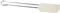Dr. Oetker Teigschaber 26cm, Küchenschaber aus Edelstahl mit Funktionsteil aus Silikon, zum Verstreichen und Ausschaben, (Farbe: weiß/silber), Menge: 1 Stück