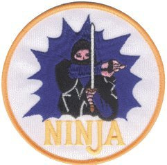 Sportland Aufnäher/Patch/Stickabzeichen Ninja