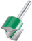 Trend CraftPro Straight Two Flute Router Cutter Bit, 1/4 Inch Shank, 25.4mm Cut Diameter & 19.1mm Cut Length, Tungsten Carbide Tipped, C033X1/4TC