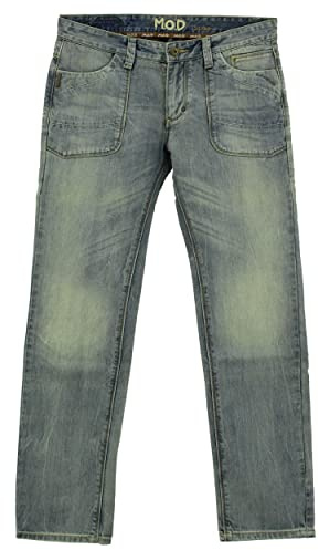 Miracle of Denim, MOD, Edmond, Herren Jeans Hose Denim Ohne Stretch Florida Blue W 33 L 34