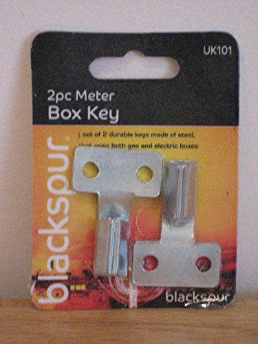 Meter Box Keys - Pack of 2 Keys To Open Gas Electric Meter Boxes (Pack of 2)