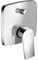 Hansgrohe 31451000 Metris Manual Soft Cube Bath Mixer, Chrome, Silver, Square