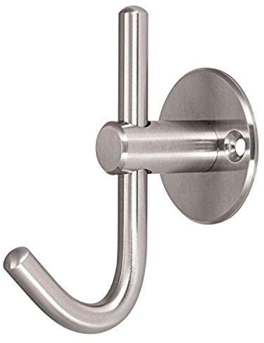 SOTECH Exklusiver Garderobenhaken MIA echt Edelstahl 82 x 42 x 64 mm | Kleiderhaken Mantelhaken