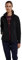Mountain Warehouse Raso Womens Fleece - Soft Touch Ladies Sweater Top with Full Zip, Microfleece - Best for Daily Use, Outdoors & Travelling Black Women's Size 18