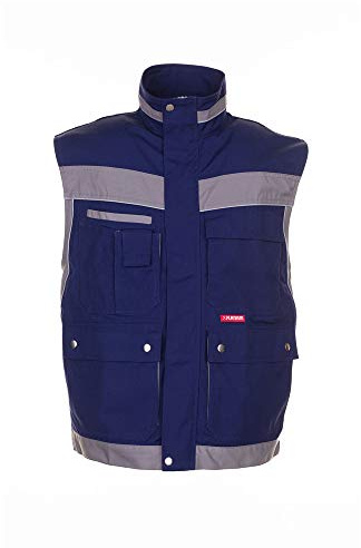 Planam Herren Plaline Weste Weste Plaline Größe S in schwarz/zink (1er Pack)