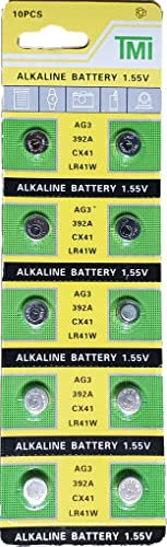 10x AG 3 Uhrenbatterie 392 LR41 736 Knopfzelle 384