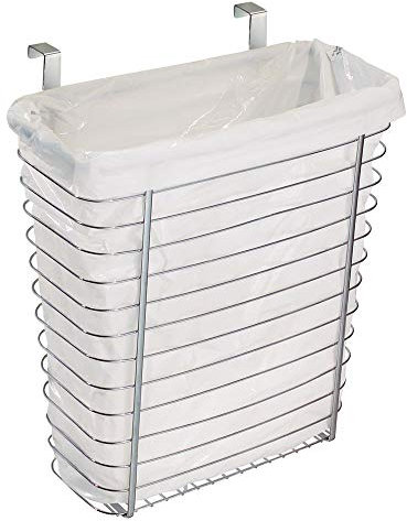 iDesign 56770EU Axis Aufbewahrungs-/Papier Korb zum Hängen über den Schrank, Chrom