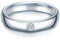 Trilani Damen-Solitärring Sterling Silber Zirkonia weiß im Brillantschliff - Verlobungsring Ehering Trauring
