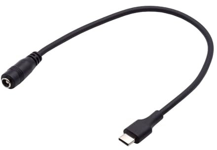 cablecc Cable de carga de extensión USB 3.1 tipo C USB-C a DC 5.5 2.5 mm para Air Pro 10 cm