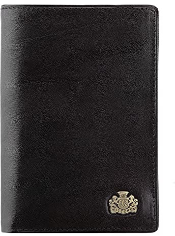 WITTCHEN Universal Geldbörse Geldbeutel | Arizona Kollektion | Damen | Herren | Naturleder | Kalbsleder | Klassischer Schnitt | Universelles Design | Elegant | Hochwertig | Geschenk | 9 x 13 cm