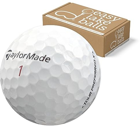 TaylorMade 25 Golfbälle - Qualität AAAA/AAA, Weiß, Surlyn, Golfspielen