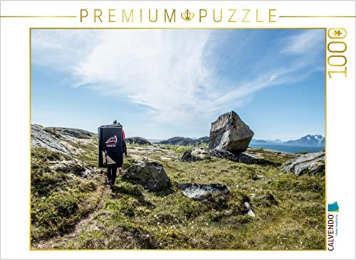 CALVENDO Puzzle bouldern in Henningsvaer, Lofoten, | 1000 Teile Lege-Größe 64 x 48 cm Foto-Puzzle für glückliche Stunden