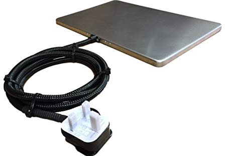 Pet Heat Pad - Dog Heated Mat - Cat Heated Pad - Heated Bed Mat Flexiguard 33 Metal 33cm x 22cm