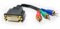 Analogico DVI-A maschio a 3 RCA component RGB femmina adattatore – TV/monitor PC video – CableFinder