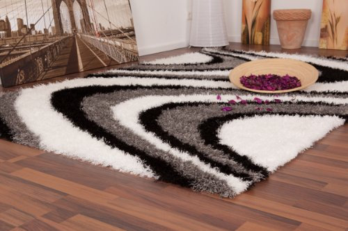 Lalee 347136988 Teppich Karneval 401, 160 x 230 cm, weiß