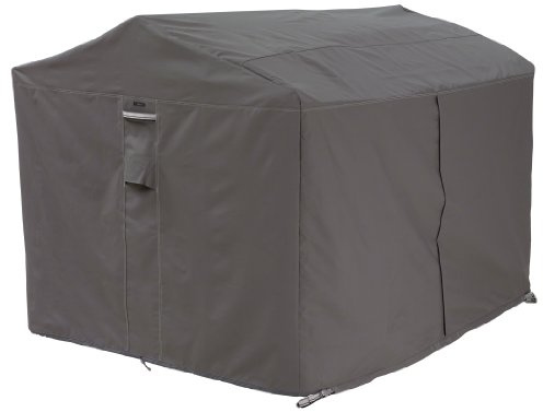 Classic Accessories Ravenna Water-Resistant 78 Inch Patio Canopy Swing Cover, Outdoor Swing Cover, Taupe