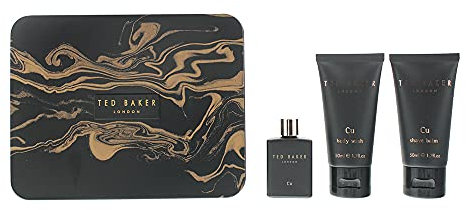 Ted Baker Cu 3-teiliges Geschenkset Eau de Toilette 12,5 ml - Duschgel 50 ml - Aftershave Balsam 50 ml