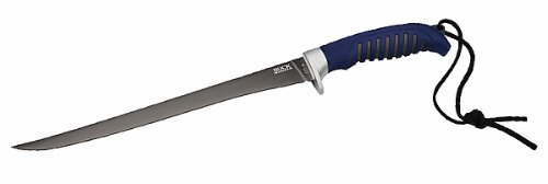 Buck Filiermesser, Modell Silver Creek Large Fillet, Stahl 420J2, Thermoplast-Griff, Kunststoff-Scheide