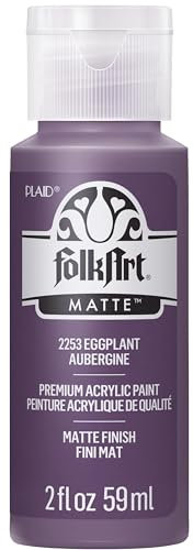FolkArt Acrylfarbe in verschiedenen Farben (57 g), 2253, Aubergine