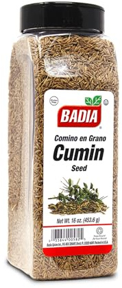 Badia Cumin Seeds, 16 oz - Whole Comino Seeds, Aromatic Flavor for Cooking, Spice Blends & Seasonings