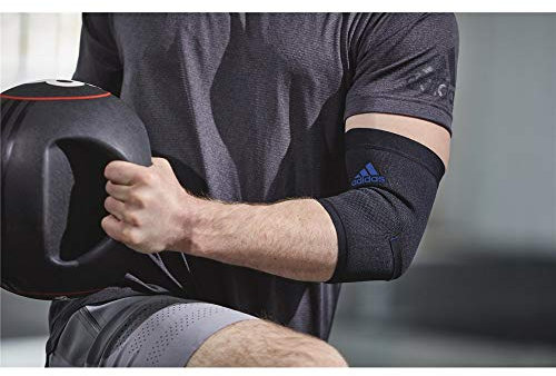 adidas Unisex-Adult Performance Ellbogenstütze, Blau, L