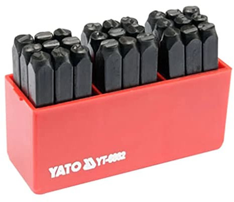 Schlagbuchstaben Stempel 6 mm 27 teilig YT-6862