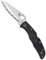 Spyderco Unisex – Erwachsene, Taschenmesser, Endura 4 Lockback, Klinge: 9.5 cm, schwarz, Klappmesser, Wellenschliff, Taschenclip, Mehrfarbig, normal, 000968