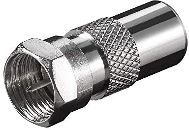 F-Stecker auf Koaxial-Stecker 9.5 mm