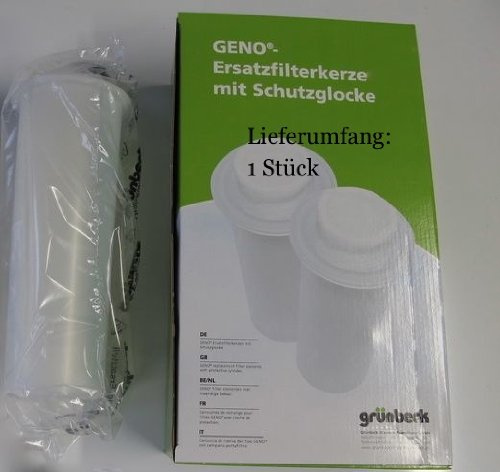 Grünbeck Ersatzfilter für Wasserfilter FS 1 EINZELFILTER (80 µm mit Schutzglocke) *** (Filterhülse Vlies Filter Feinfilter Hauswasserfilter Kerzenfilter Ersatzkerzenfilter Filterkerze)