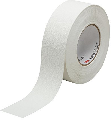 3M Safety-Walk Slip Resistant Fine Resilient Tape 200 Series, White, 51 mm x 18.3 m, 2/Case