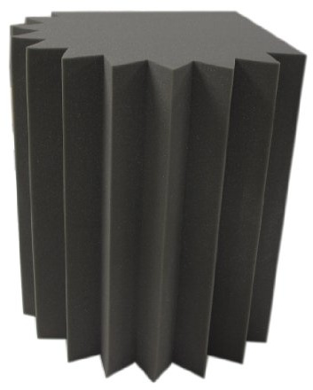 Bass Trap Absorber (Ca. 50x41x41cm) Lamellen (Pyramiden) Profil